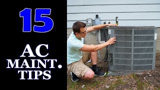 15 Air Conditioner Maintenance Tips [upl. by Attesor]