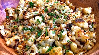 DELICIOUS Roasted Cauliflower Easy amp Fast Recipe [upl. by Buyer]