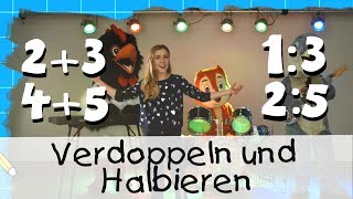 🐶 Verdoppeln und Halbieren  Mathe Lernlieder mit Marie Wegener  Kinderlieder [upl. by Casta]