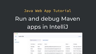 Java tutorial Running and debugging a Mavenbased Java app in IntelliJ part 3 [upl. by Anom123]