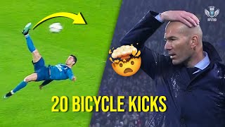 Cristiano Ronaldo all 20 Career Incredible Sensational Crazy Bicycle Kicks Show HD [upl. by Aihsinyt]