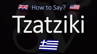 How to Pronounce Tzatziki Sauce CORRECTLY [upl. by Artek]