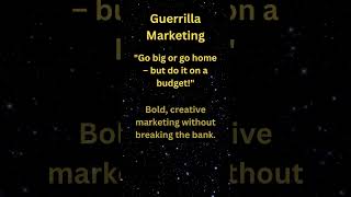 Guerrilla Marketing [upl. by Asirehc]