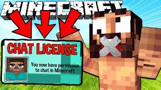 If You Needed a Chat License to Chat  Minecraft [upl. by Donaldson]