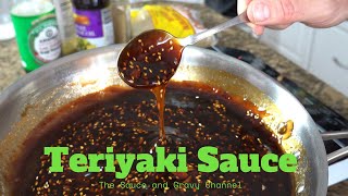 Teriyaki Sauce  Pantry Style Teriyaki Sauce  At Home Teriyaki Sauce  Easy Homemade Teriyaki Sauce [upl. by Aylmer]