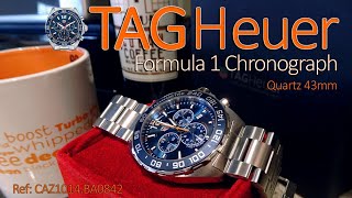 Tag Heuer Formula 1 Chronograph Watch Review  2020 [upl. by Gerger199]