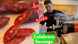 How to make Italian Calabrese Sausage [upl. by Meggi]