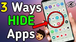 How To Hide👁 Apps On Android 2021 No Root। Without Root Your Phone 🤔 3Ways to Hide Apps Part2 [upl. by Violeta]