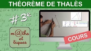 LE COURS  Théorème de Thalès  Troisième [upl. by Trilly]