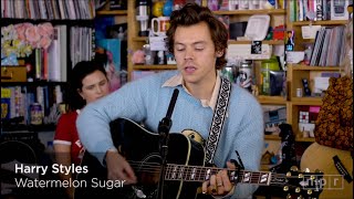 Harry Styles  Watermelon Sugar Acoustic Live NPR Music [upl. by Yelra]