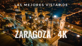 Zaragoza Aragón Spain 4K  Zaragoza España desde el aire [upl. by Lydie]