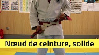 Comment nouer sa ceinture de Judo 2 façons solides [upl. by Nemajneb509]