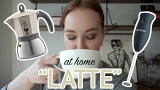 HOW TO MAKE A quotLATTEquot AT HOME moka pot  frother [upl. by Tabbatha]