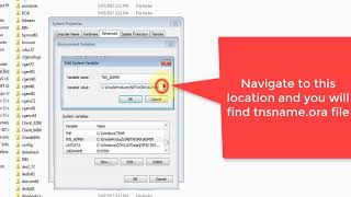 How to find TNSNAME ORA FIle [upl. by Auqinom871]