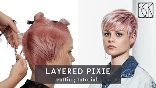 LAYERED PIXIE TUTORIAL by SCK [upl. by Thorrlow]