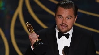 Leonardo Dicaprio ACCEPTANCE SPEECH for Best Actor  Oscars 2016 [upl. by Rosena]