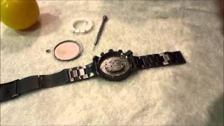 Changing The Battery In A Fossil Watch DIY [upl. by Muslim940]