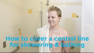 Central Line Education Showering with a Line [upl. by Leachim]