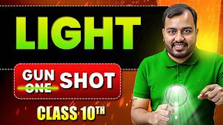 Light  Reflection and Refraction in ONE SHOT GUN SHOT  FULL CHAPTER  Class 10  PW [upl. by Yellac]