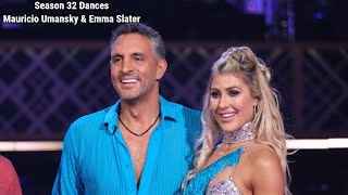 Season 32 Dances Mauricio Umansky amp Emma Slater [upl. by Viviane]