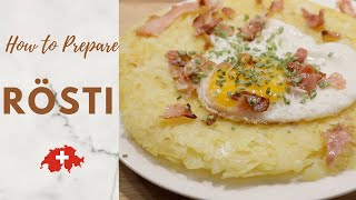 HOW TO MAKE SWISS RÖSTI [upl. by Ansel]