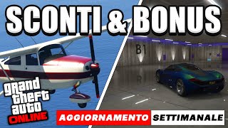 SOLDI TRIPLI NOVITA amp SCONTI  AGGIORNAMENTO SETTIMANALE DI GTA ONLINE [upl. by Gapin]