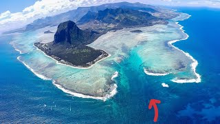 Underwater Waterfall in Mauritius Island [upl. by Nneb]