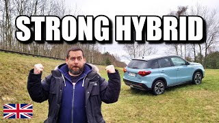 Suzuki Vitara Strong Hybrid  How Strong Is It ENG  Test Drive and Review [upl. by Marybelle]