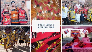 Swazi Lobola Weekend Vlog Part 1  Traditional Wedding  South African [upl. by Elatsyrc]