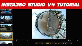 Insta360 Studio 2022 V4 Full Walkthrough amp Tutorial [upl. by Repsaj]