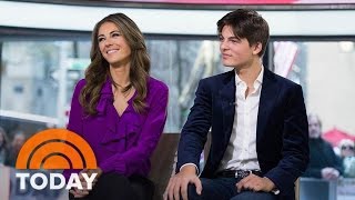 Elizabeth Hurley’s Son Shares Her Acting Advice Talks The Royals  TODAY [upl. by Aicenert470]