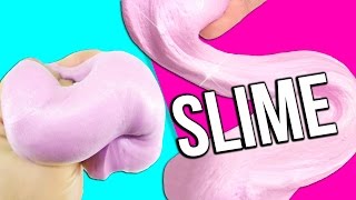 HAZ SLIME ESPONJOSO SIN BORAX  DIY FLUFFY SLIME  Tutoriales Belen [upl. by Neeoma]