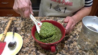 Italian Grandma Makes Fresh Basil Pesto [upl. by Echikson]