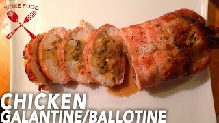 Chicken Galantine Ballotine  Isobe Food [upl. by Lindahl]