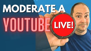 How To Moderate A YouTube Live Stream  Live Demo [upl. by Celestyn250]