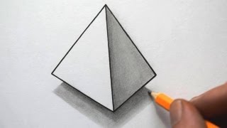 How to Draw a Pyramid [upl. by Sirronal]