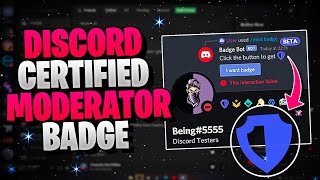 How To Get The New Discord Certified Moderator Badge 2021 [upl. by Goldman563]