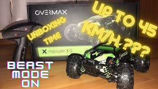 UNBOXING amp REVIEW RC Overmax XMONSTER 30 4X4 1 [upl. by Eitsyrc425]