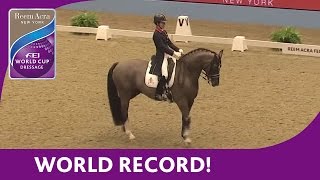 Charlotte Dujadins World Record Breaking Freestyle  Reem Acra FEI World Cup™ Dressage 201314 [upl. by Lotz]