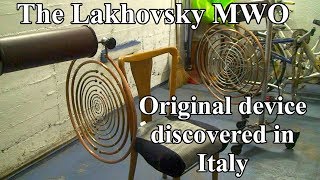 Original Lakhovsky Multiple Wave Oscillator found in Italy [upl. by Ennaid]