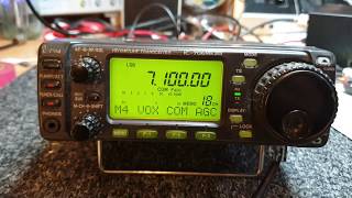 Icom Ic706mk2G HF VHF UHF Transceiver [upl. by Ellak]