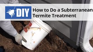 How To Do a Subterranean Termite Treatment [upl. by Lomax678]