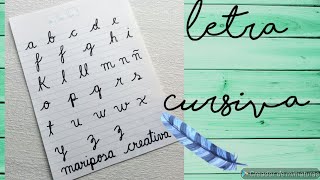 CÓMO ESCRIBIR EN LETRA CURSIVA [upl. by Silrak]