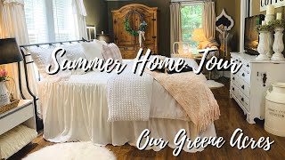 FRENCH COUNTRY FARMHOUSE SHABBY CHIC SUMMER HOME TOUR 2021 [upl. by Collette334]