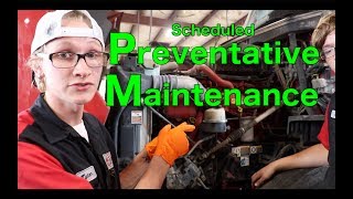 Scheduled Preventative Maintenance at GampP Trucking Company Tyler Walker [upl. by Ranita218]