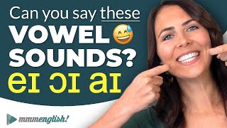 Pronunciation Practice 👄 Difficult Vowel Sounds DIPHTHONGS [upl. by Adamek]