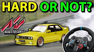 Learning how to Drift in Assetto Corsa  900 degrees G29 steering wheel EP2 [upl. by Arnuad]