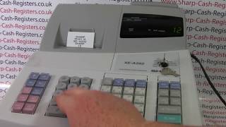 SHARP XEA202 CASH REGISTER E32 ERROR MESSAGE [upl. by Gilberto758]