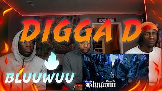 AMERICANS REACT Digga D  Bluuwuu [upl. by Sheffield]