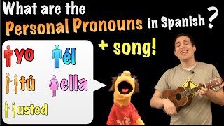 Personal pronouns in Spanish  a song [upl. by Aicercul]